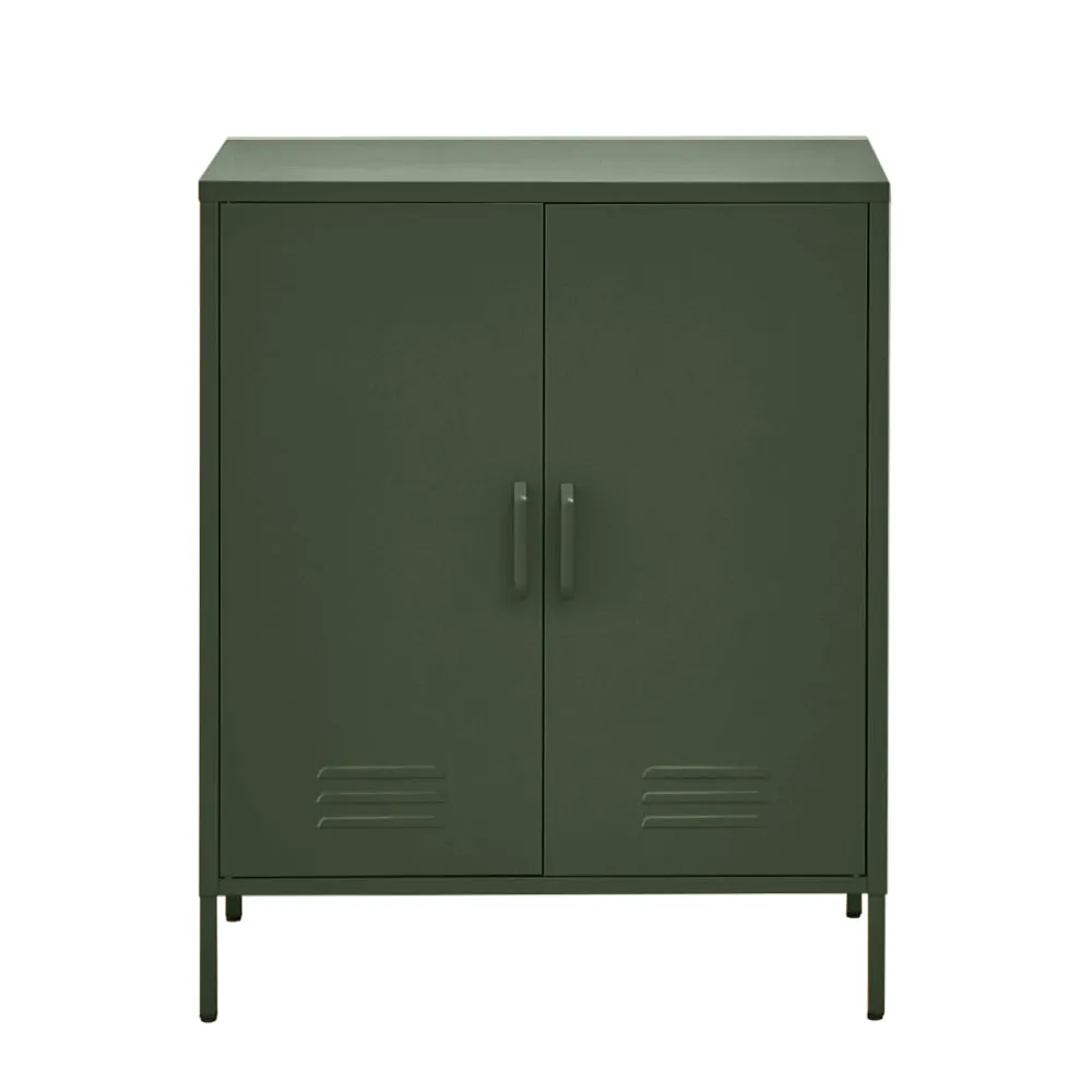 Ansel Buffet Sideboard Metal Cabinet - Green