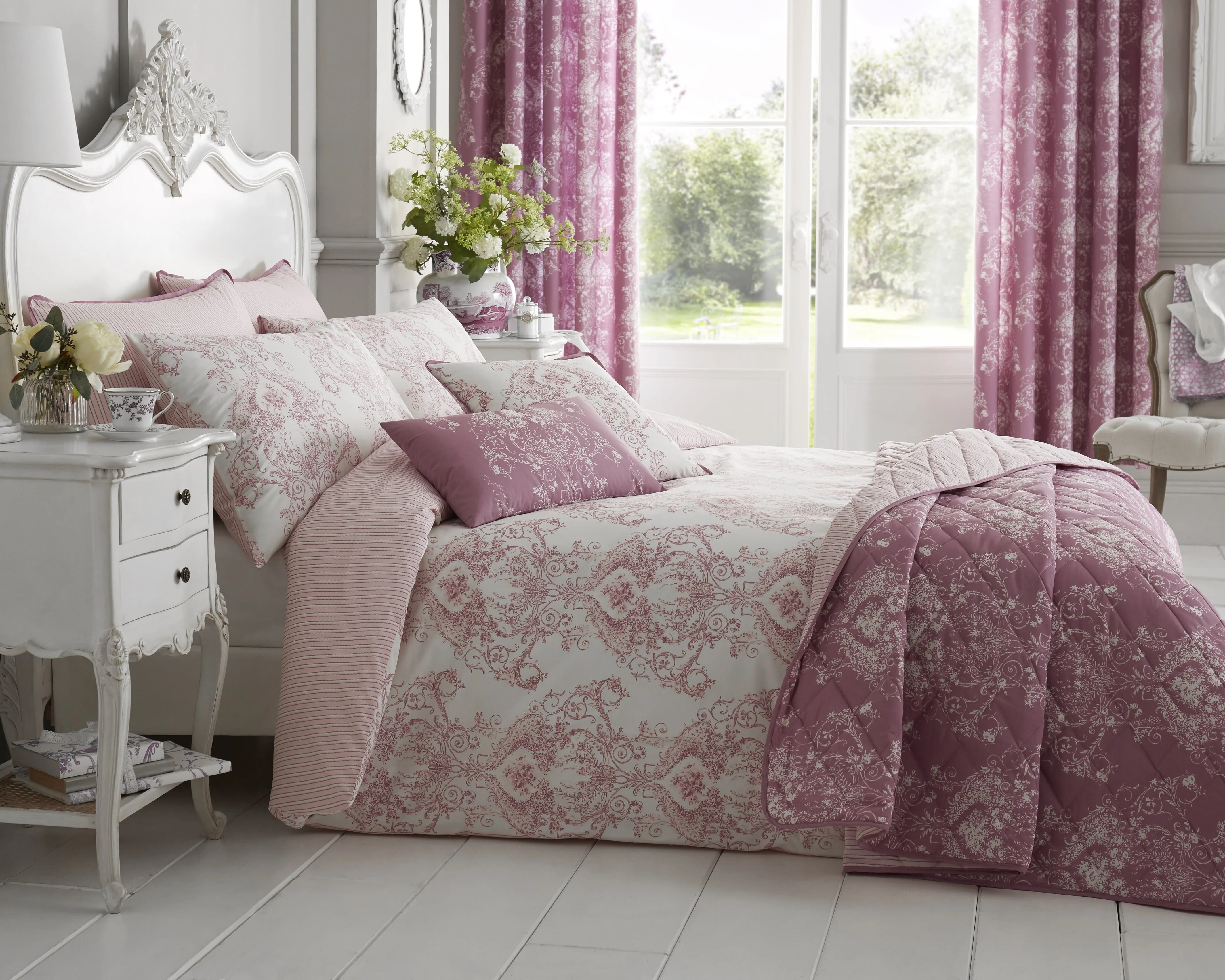 Bellissimo Toile Cotton Rich 200 TC Duvet Set