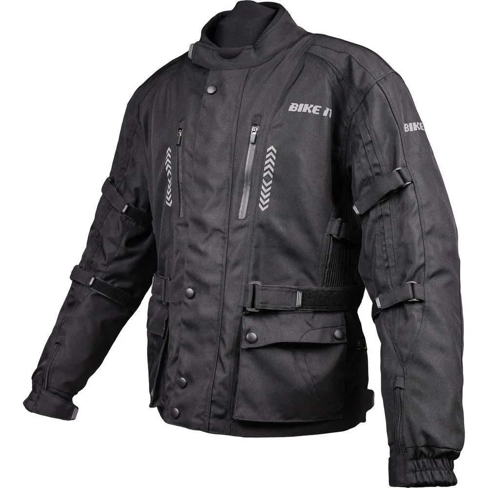 Bike It Triple Black Waterproof Adventure Jacket Black