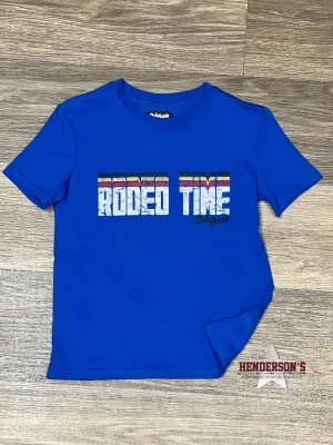 Boy's Rodeo Time Tee ~ Blue