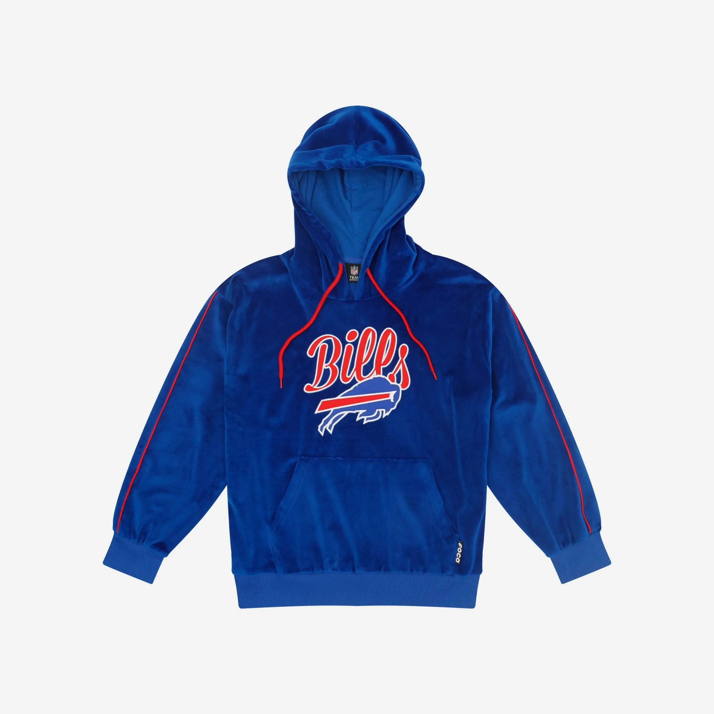 Buffalo Bills Womens Velour Hooded Sweatshirt