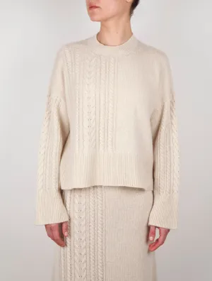 Cable Knit Cashmere Sweater