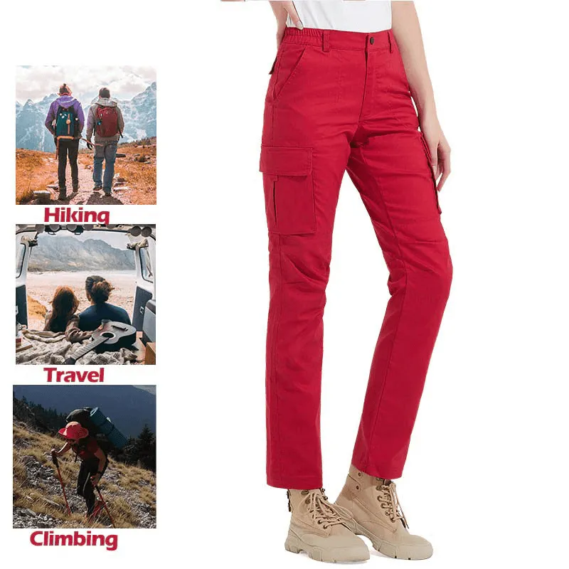 Casual Trekking Waterproof Trousers for Women with Multi-Pockets - SF0219