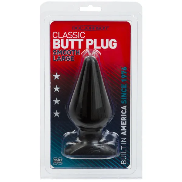 CLASSIC BUTT PLUG - SMOOTH - LARGE