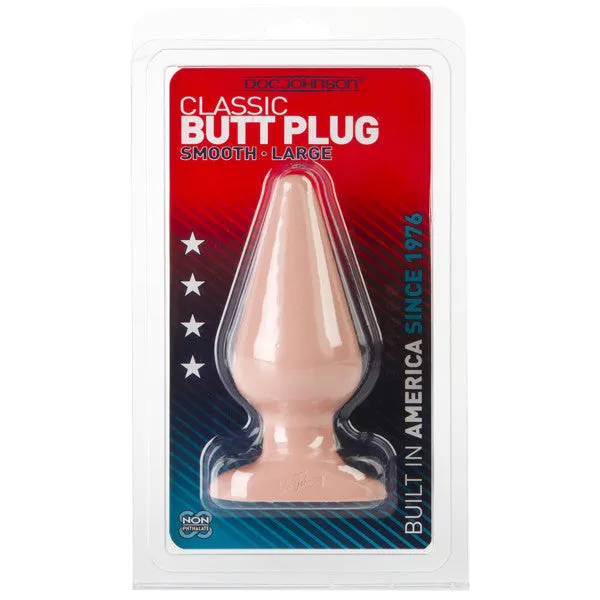 CLASSIC BUTT PLUG - SMOOTH - LARGE