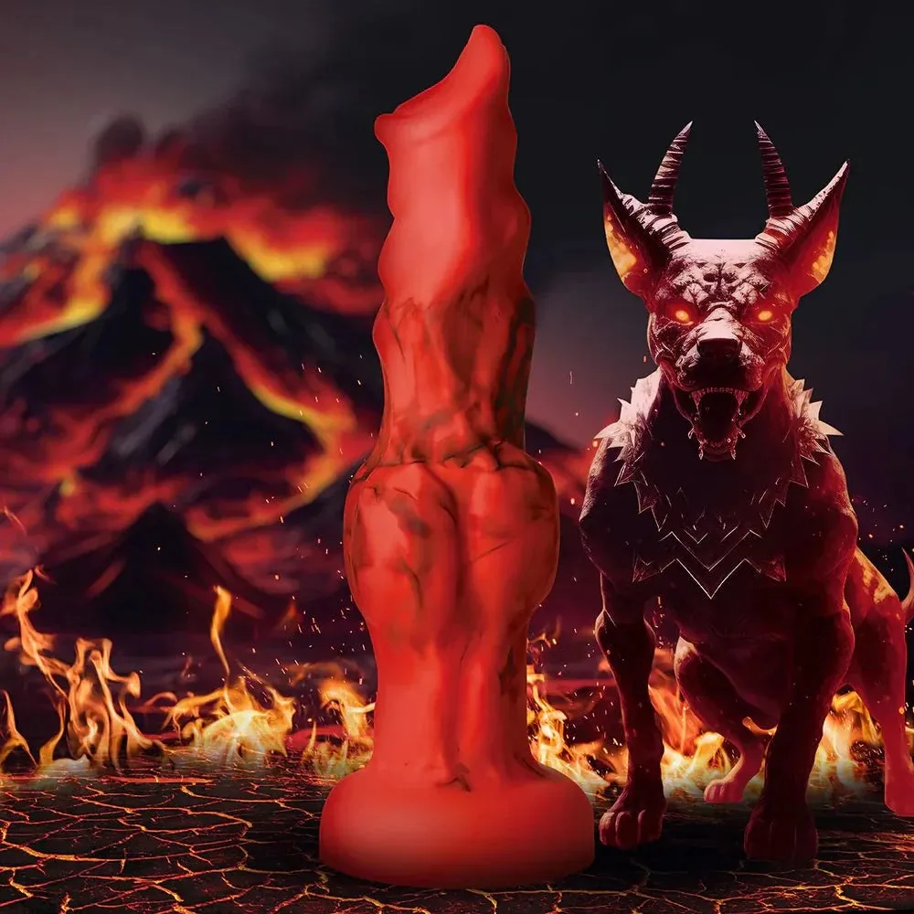 Creature Cocks Fire Hound Silicone Dildo Large