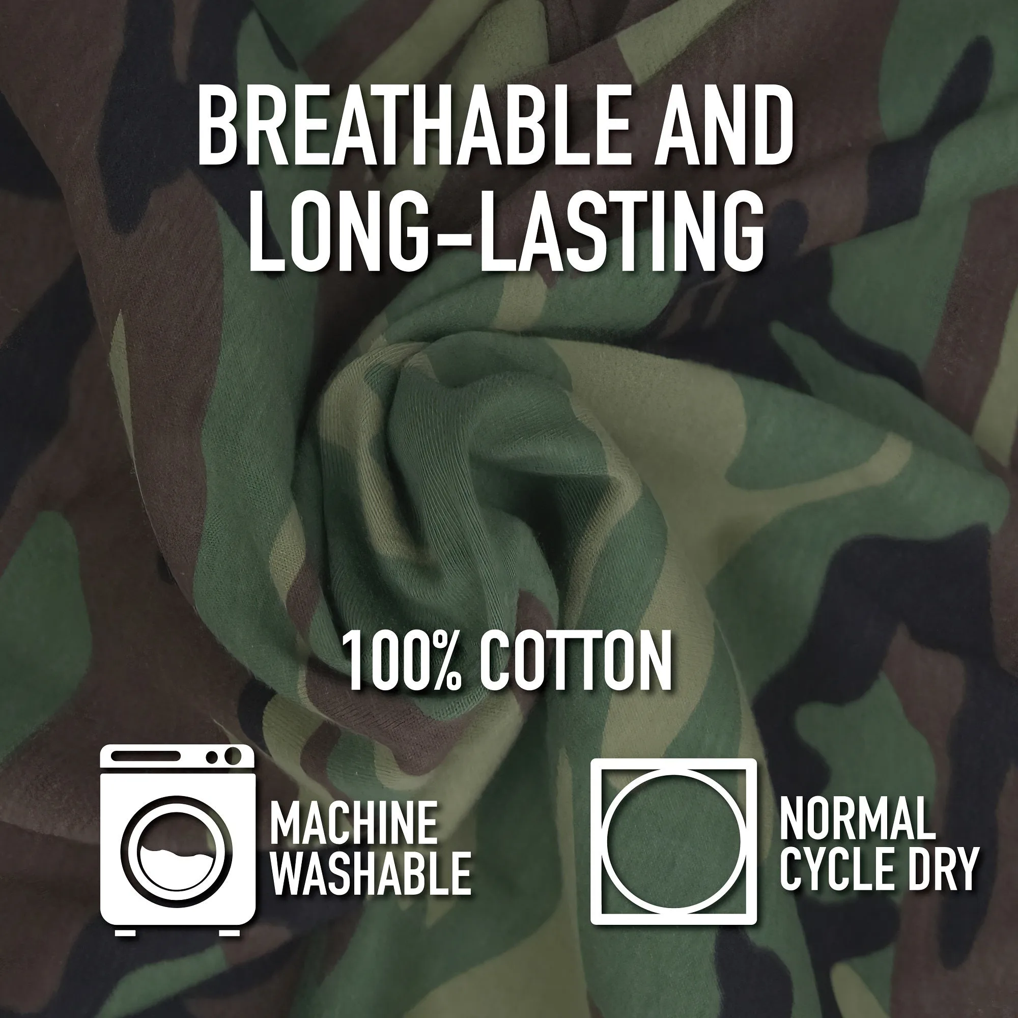 Digital Camo Cotton T-Shirts