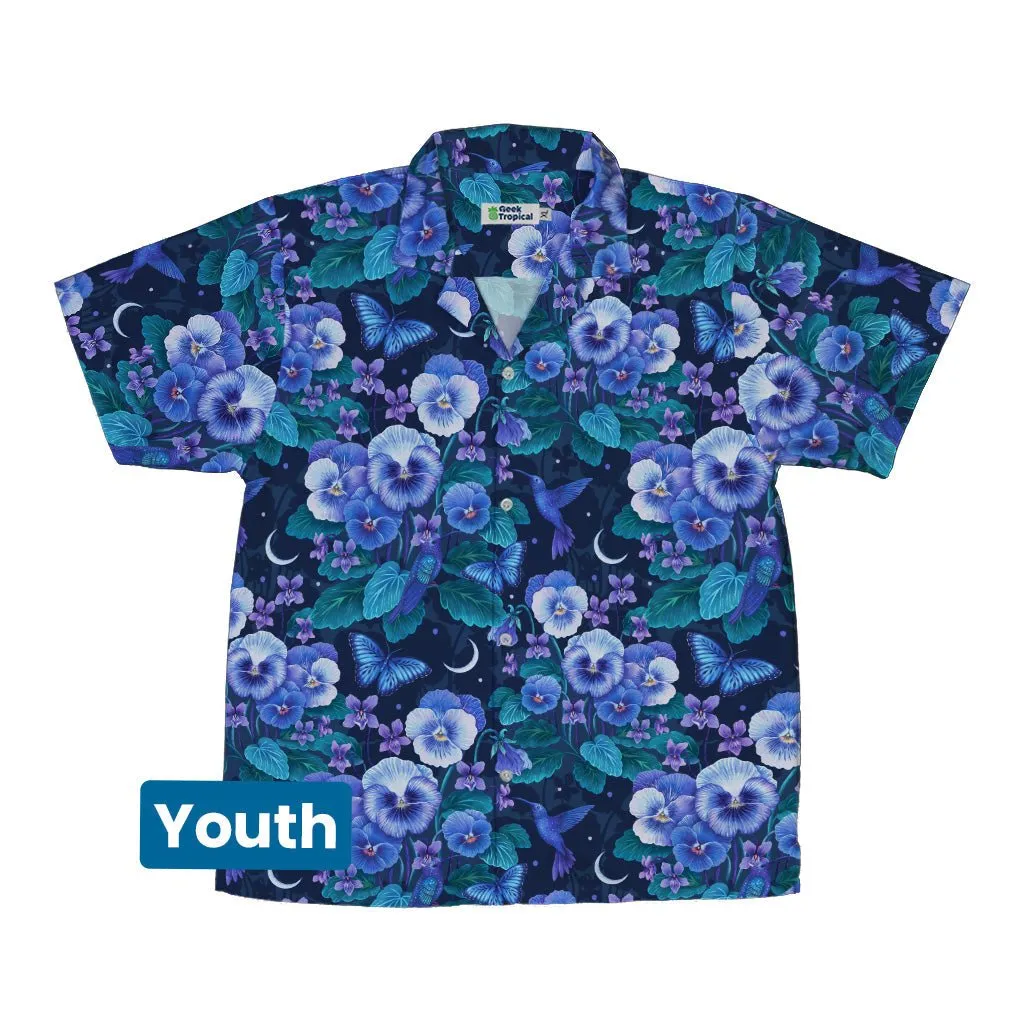 Episodic Violet Purple Night Youth Hawaiian Shirt