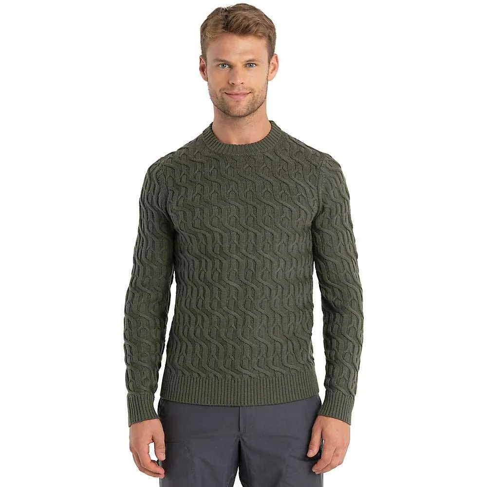 Icebreaker Men's Merino Cable Knit Crewe Sweater