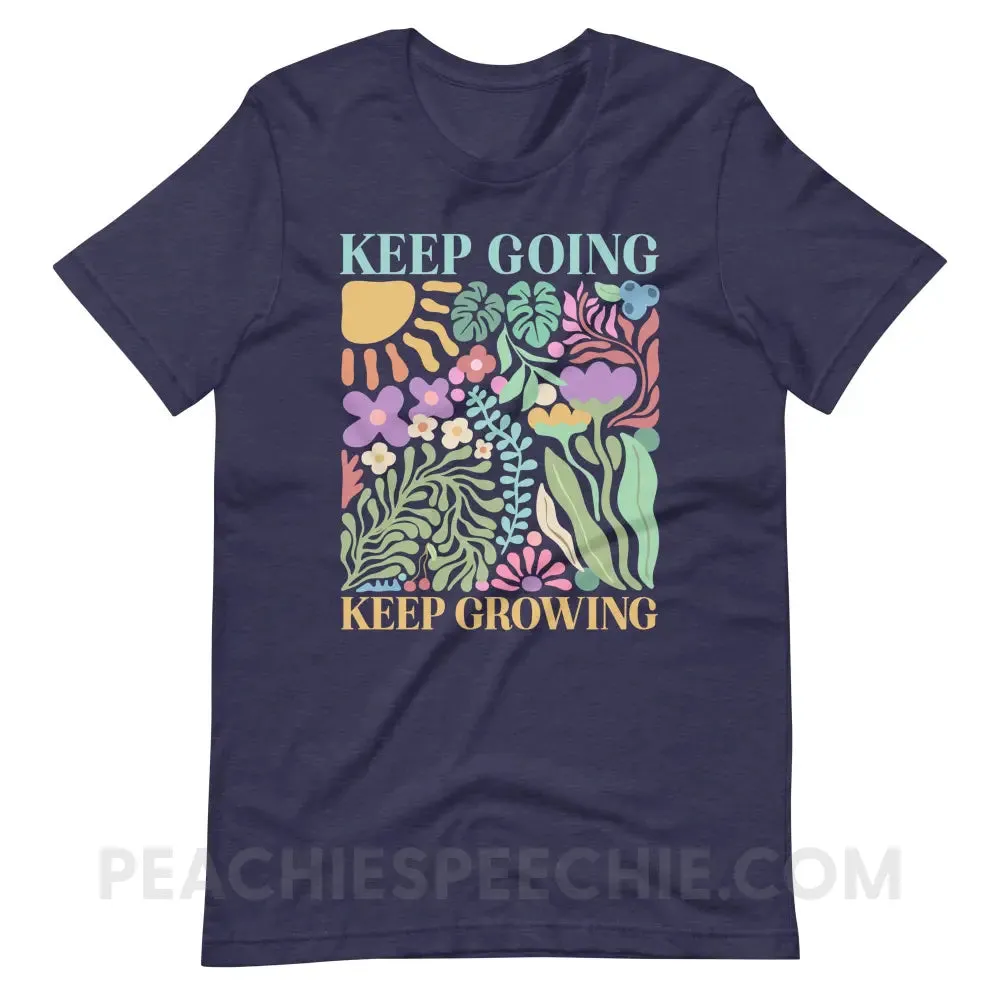 Keep Going Keep Growing Premium Soft Tee