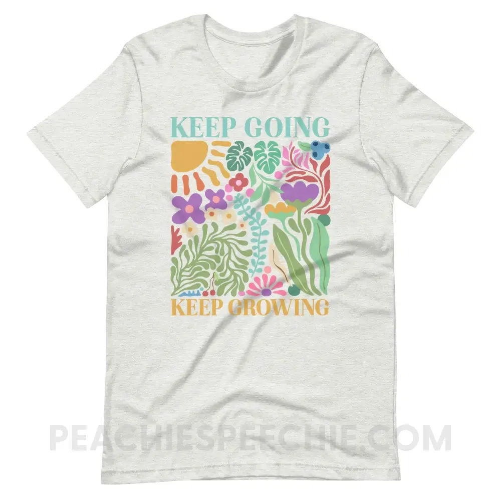 Keep Going Keep Growing Premium Soft Tee