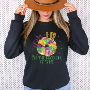 King Cake Mardi Gras Sweatshirt