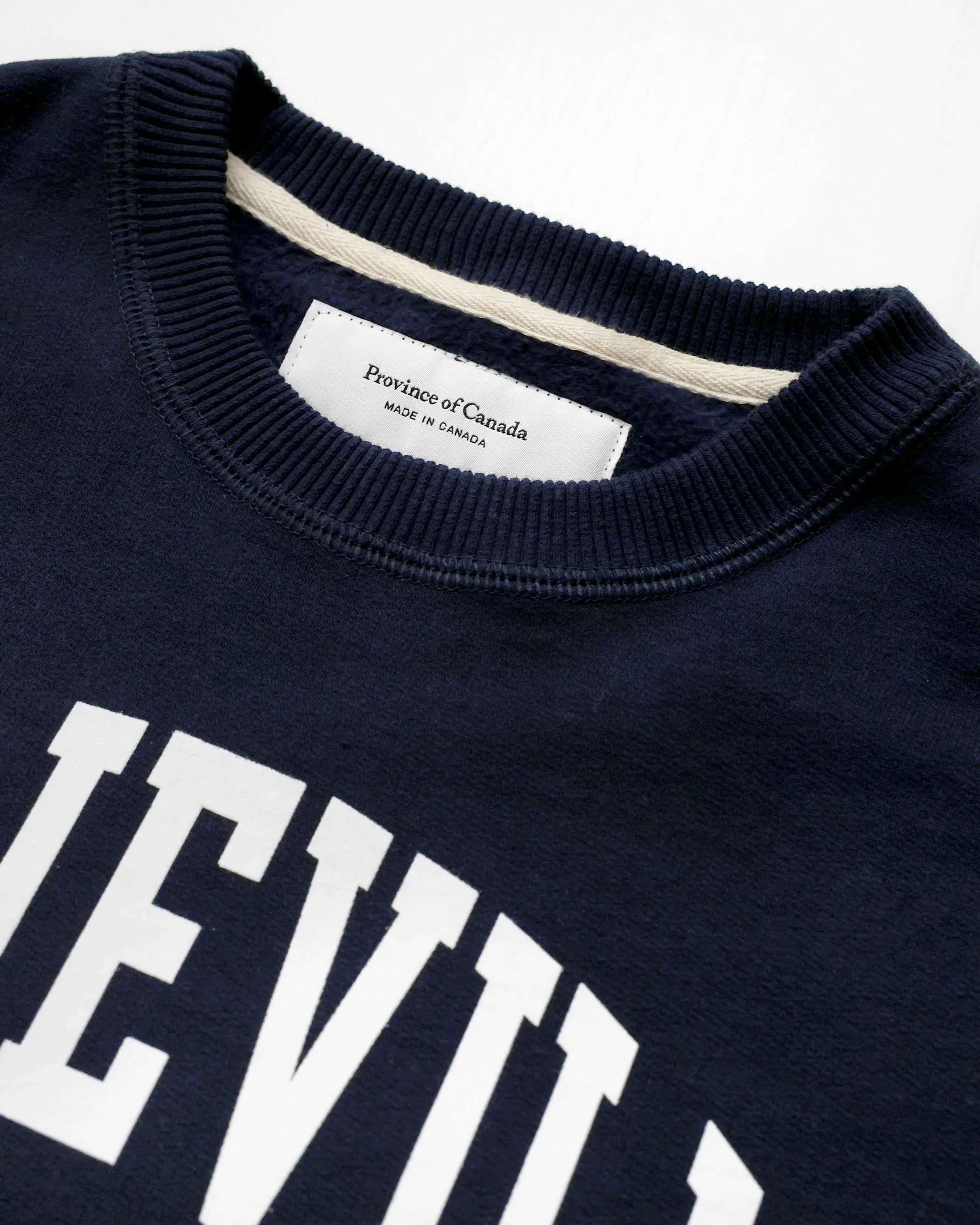 Leslieville Fleece Sweatshirt Navy - Unisex