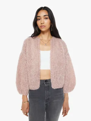 Maiami Mohair Bomber Cardigan - Antique Pink