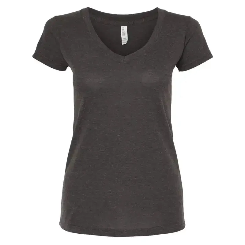 M&O Women's Deluxe V-Neck Tee