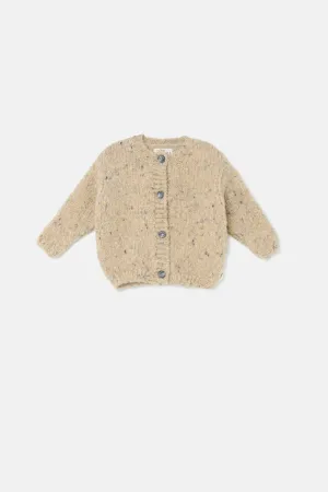 Melange Tricot Baby Cardigan