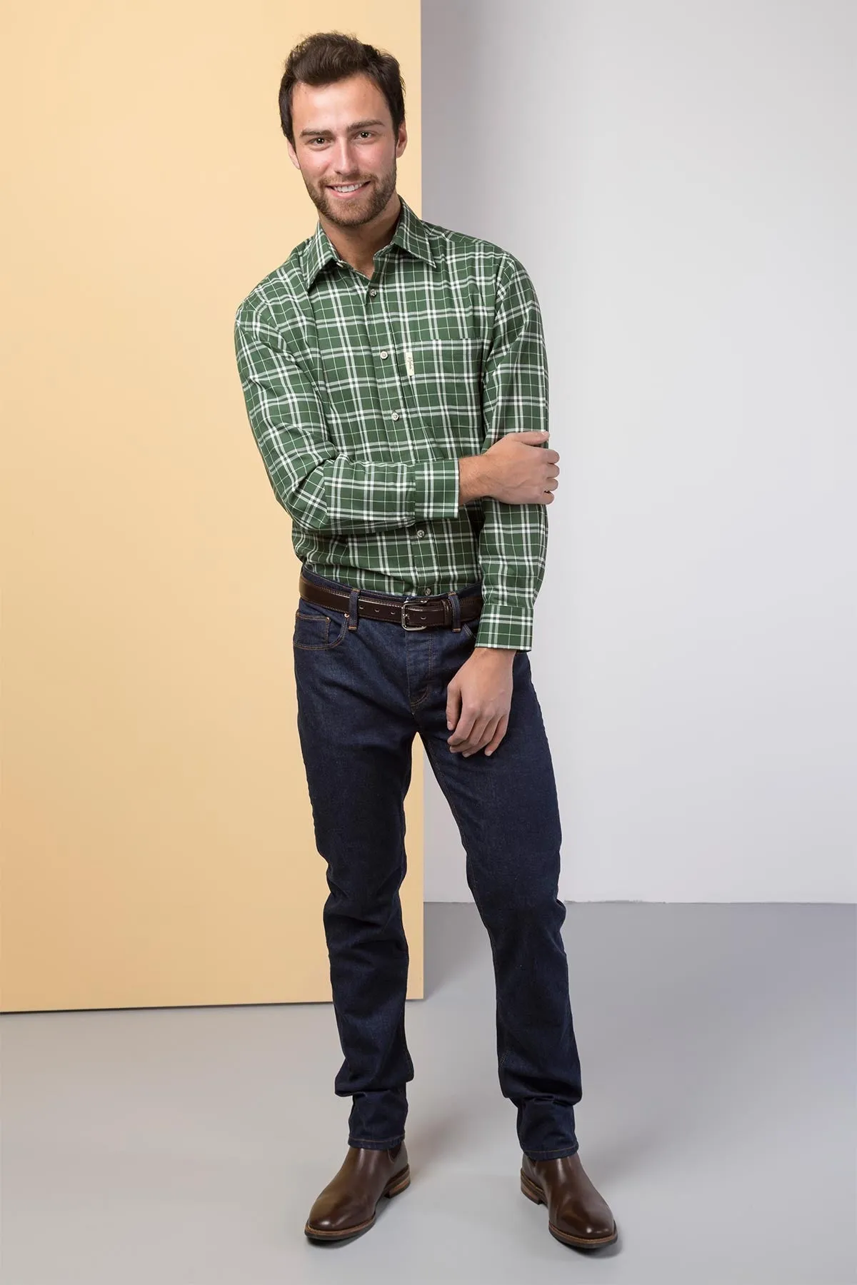 Men's Country Checked Shirt - Wetwang