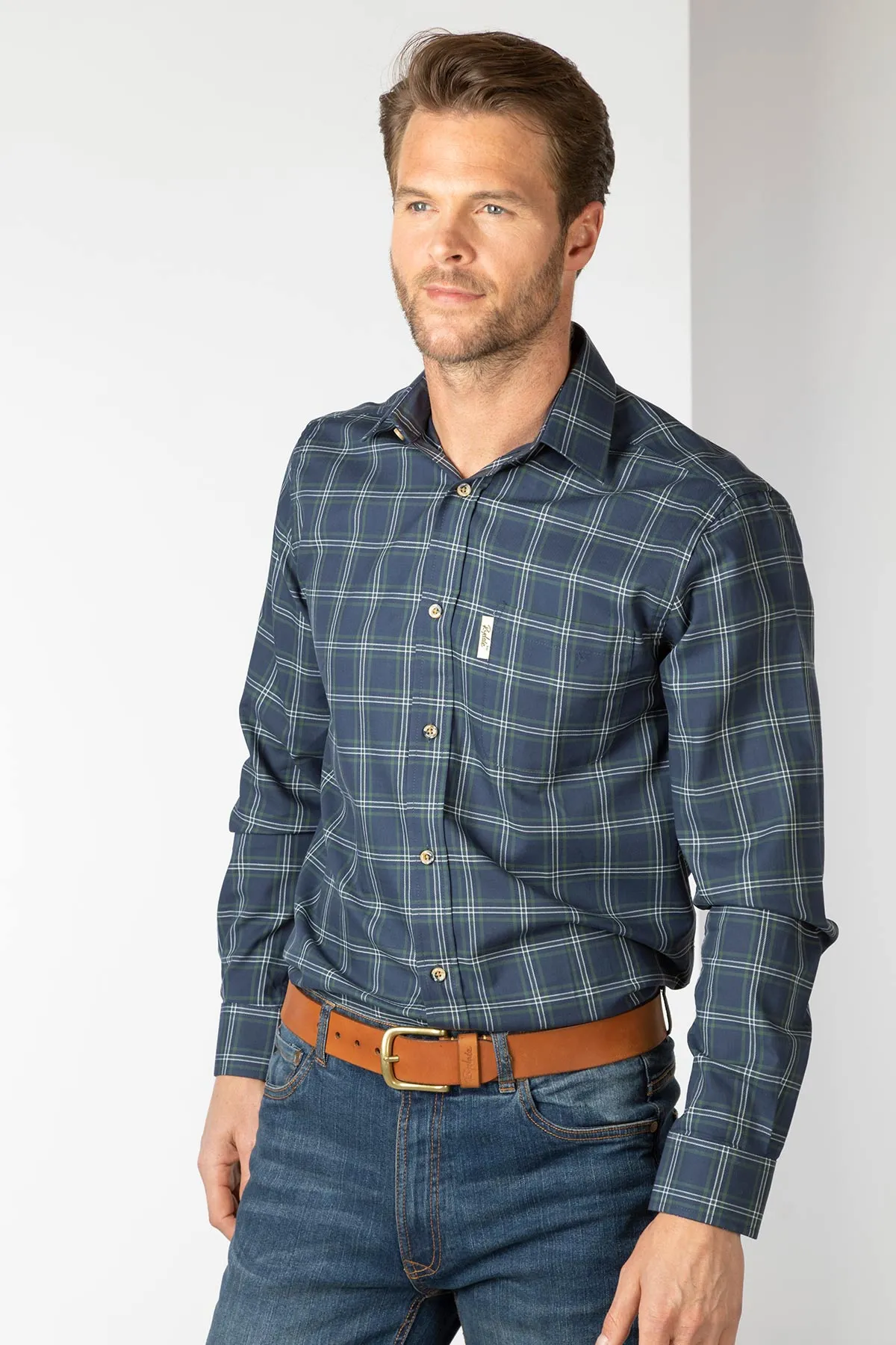 Men's Country Checked Shirt - Wetwang