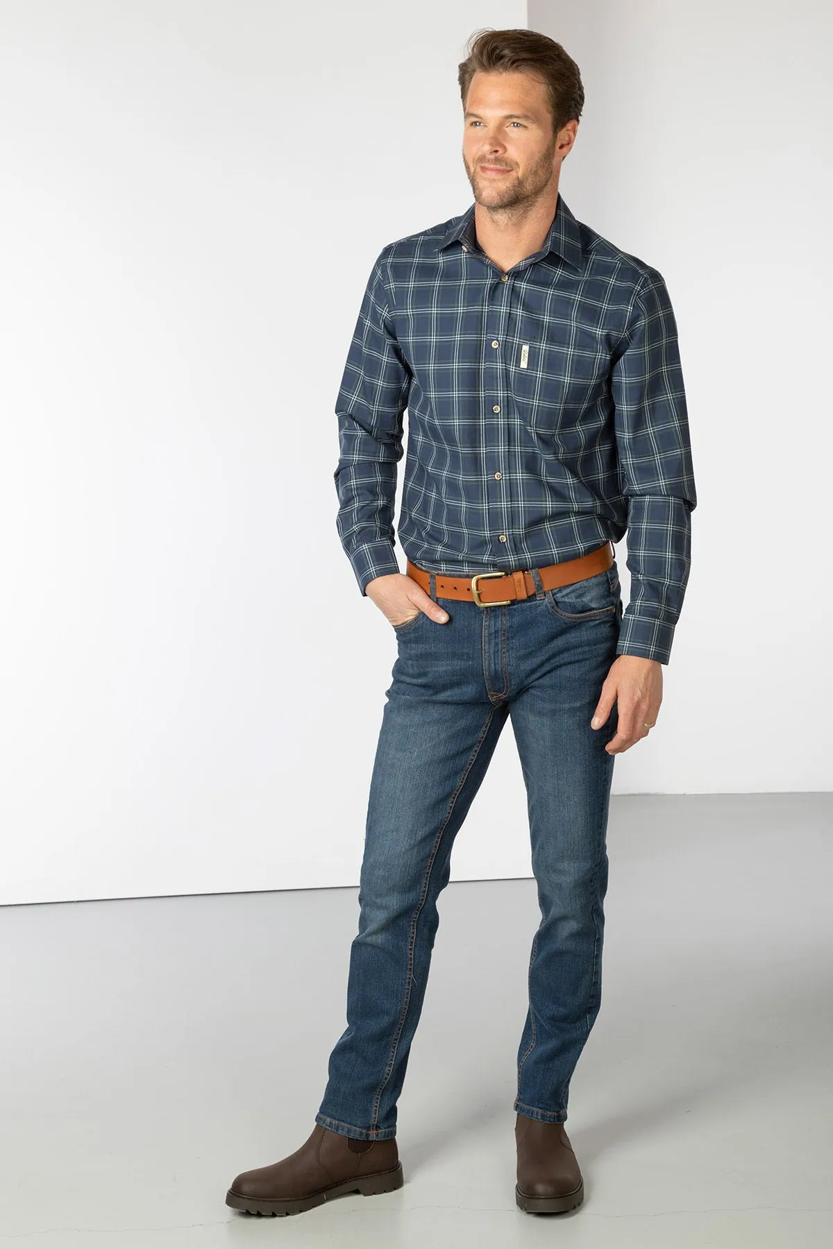 Men's Country Checked Shirt - Wetwang