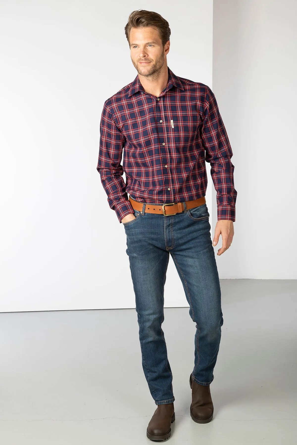 Men's Country Checked Shirt - Wetwang