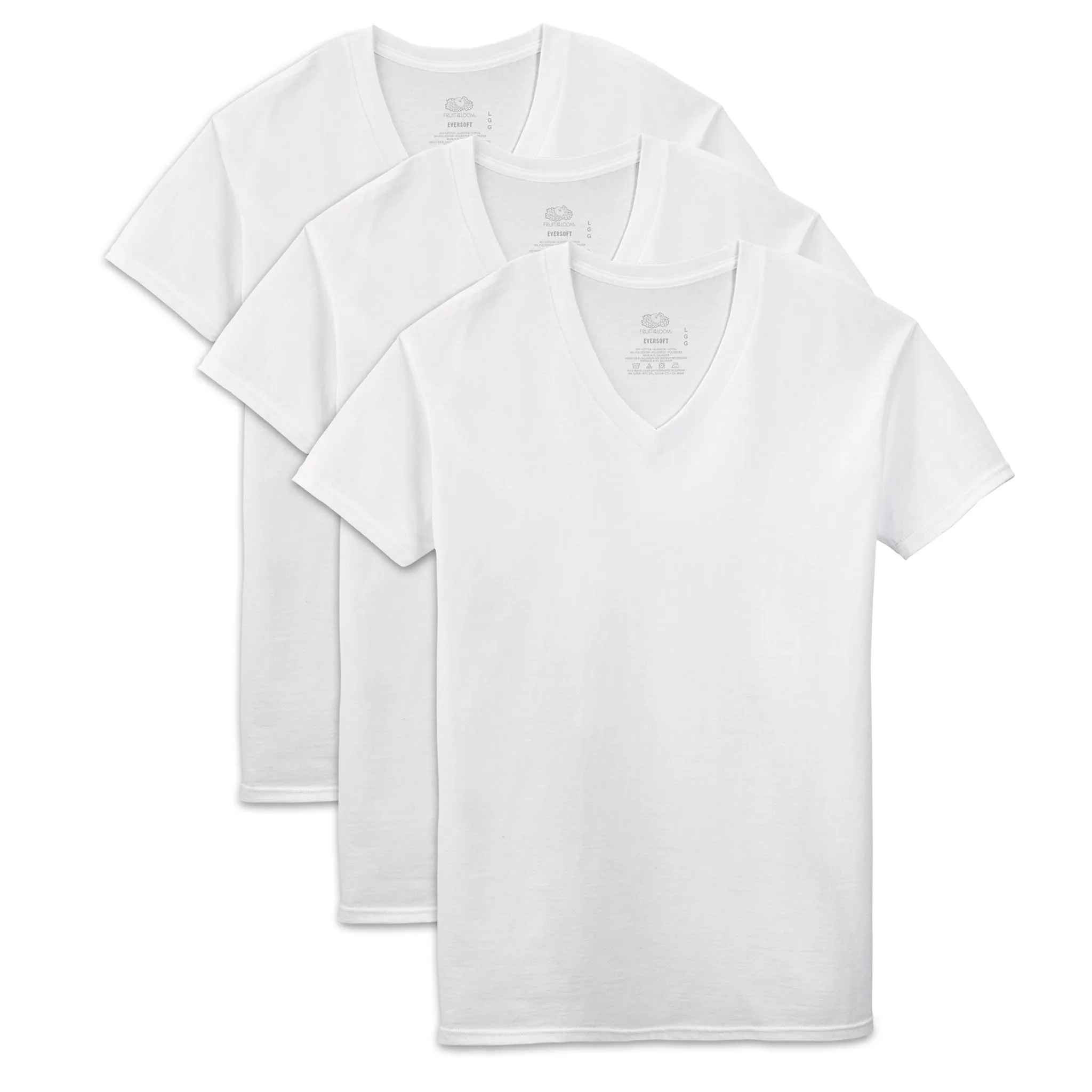 Men's T-shirt 3-pack V-neck T-shirts 2626V