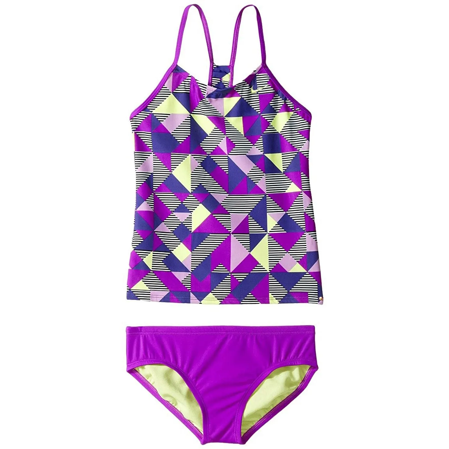 Nike Girls Optic Pop Tankini 2-PC Set