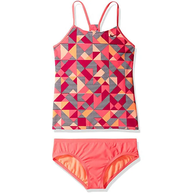 Nike Girls Optic Pop Tankini 2-PC Set