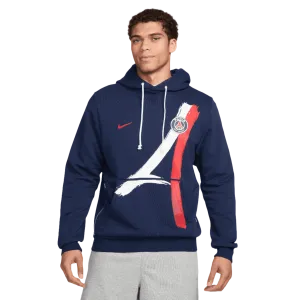 Nike Men's Paris Saint-Germain Dri-FIT Soccer Pullover Hoodie - Navy