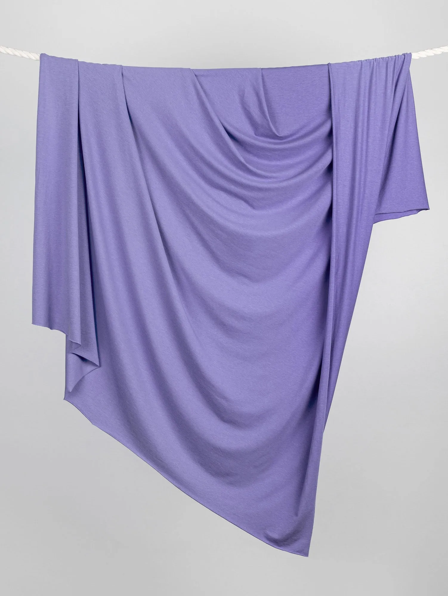 Organic Cotton   Tencel Stretch Knit Jersey - Lavender