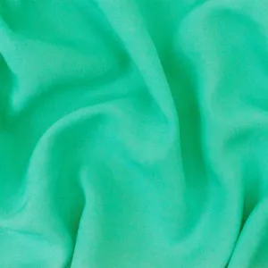 Pastel Teal Rayon Challis Solid Woven Fabric