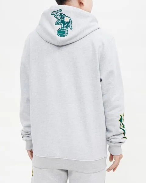 PRO STANDARD OAKLAND ATHLETICS STACKED LOGO HOODY