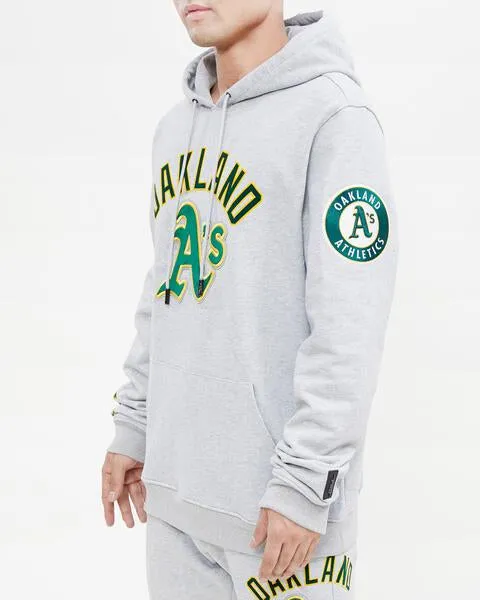 PRO STANDARD OAKLAND ATHLETICS STACKED LOGO HOODY