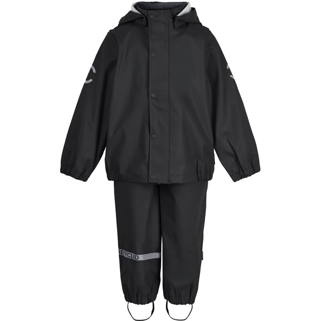 PU Rainwear (Regular pants) - Black