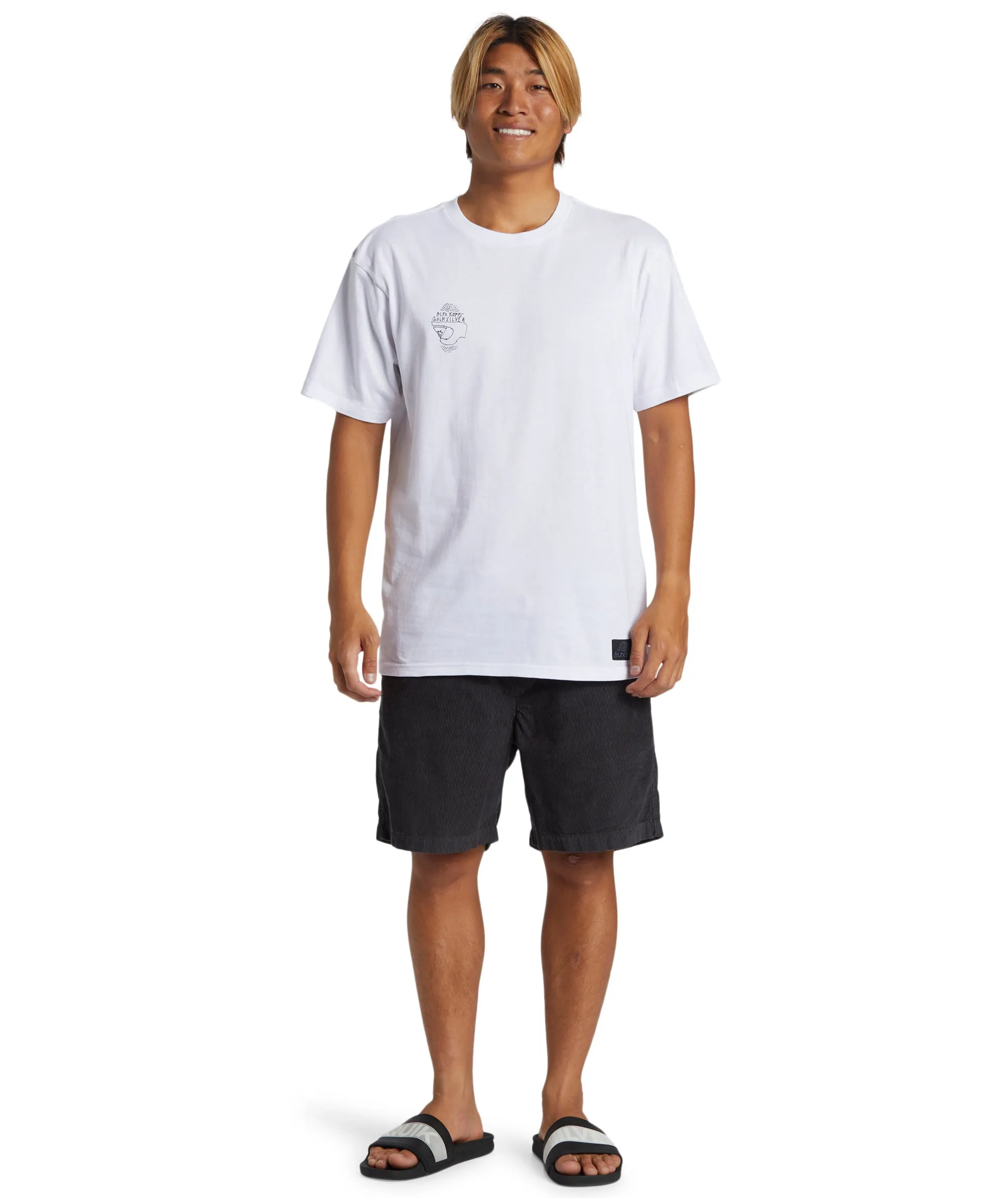 Quiksilver Mens Alex Kopps Can Graphic Print Short Sleeve T-Shirt