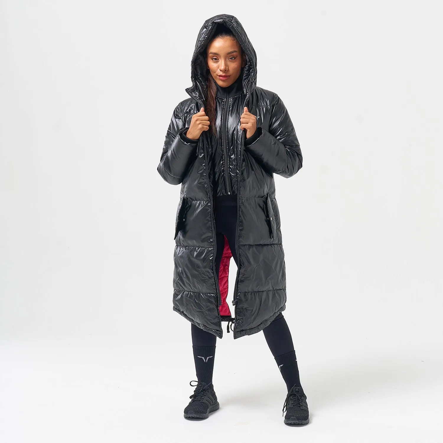 Rebel Puffer Coat - Black