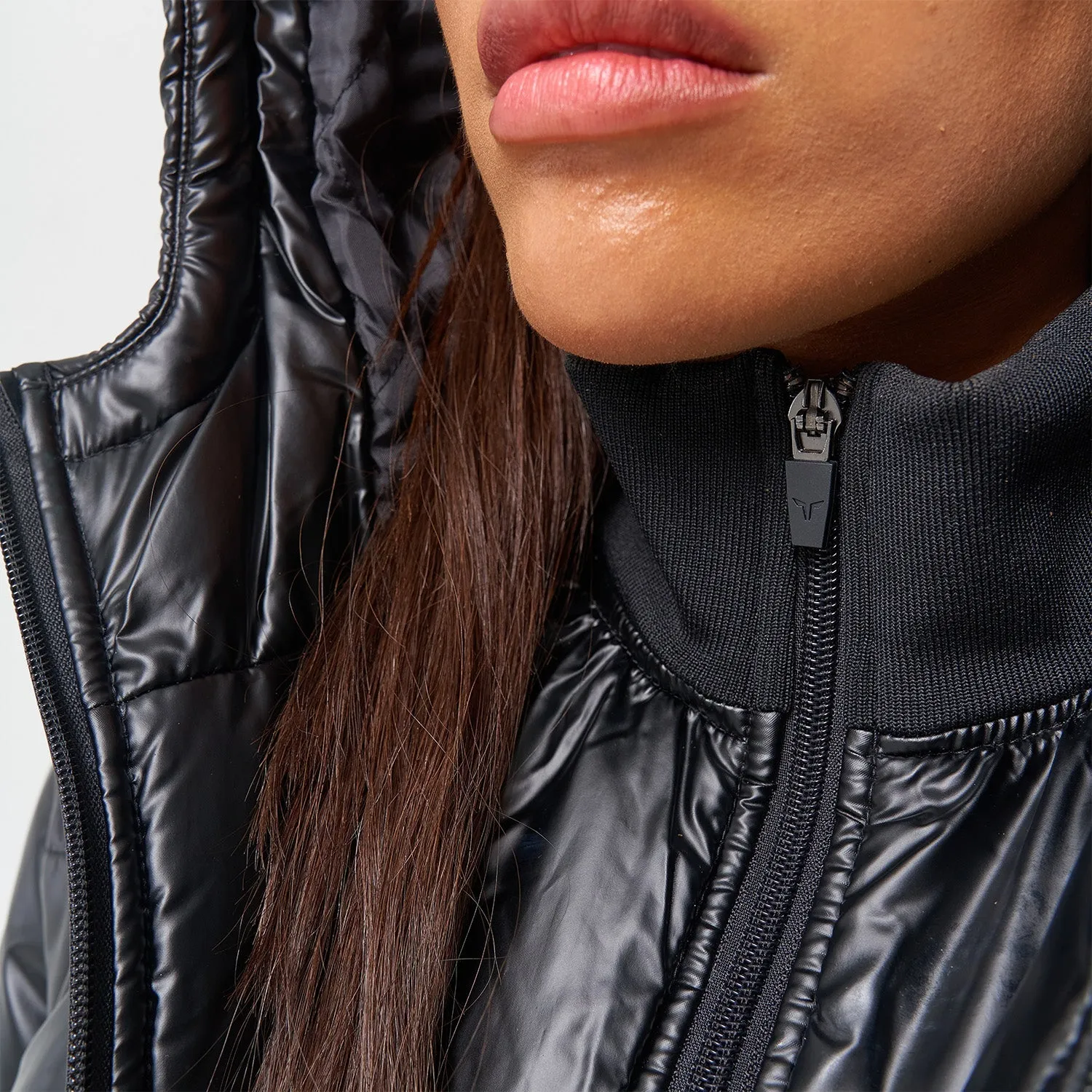 Rebel Puffer Coat - Black