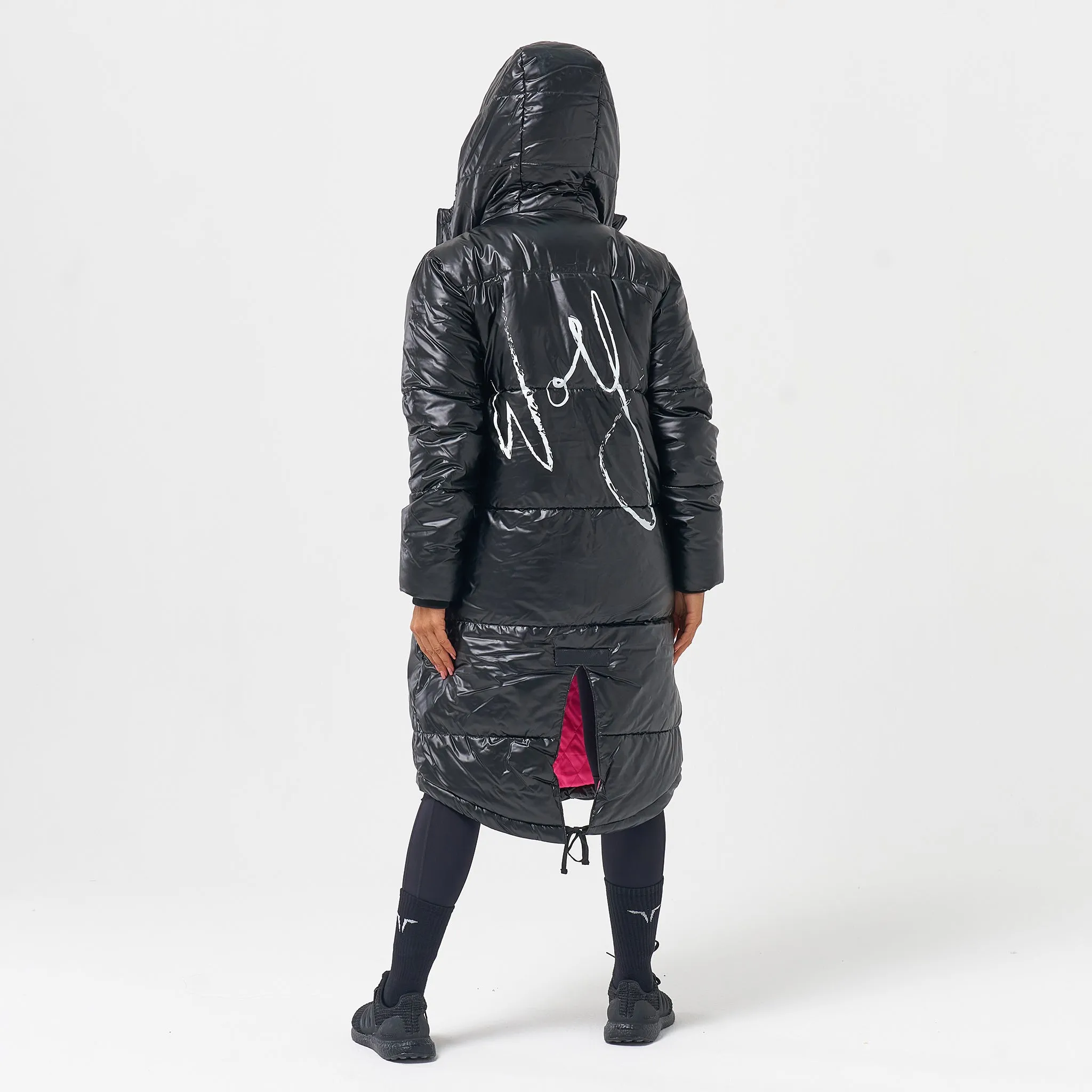 Rebel Puffer Coat - Black