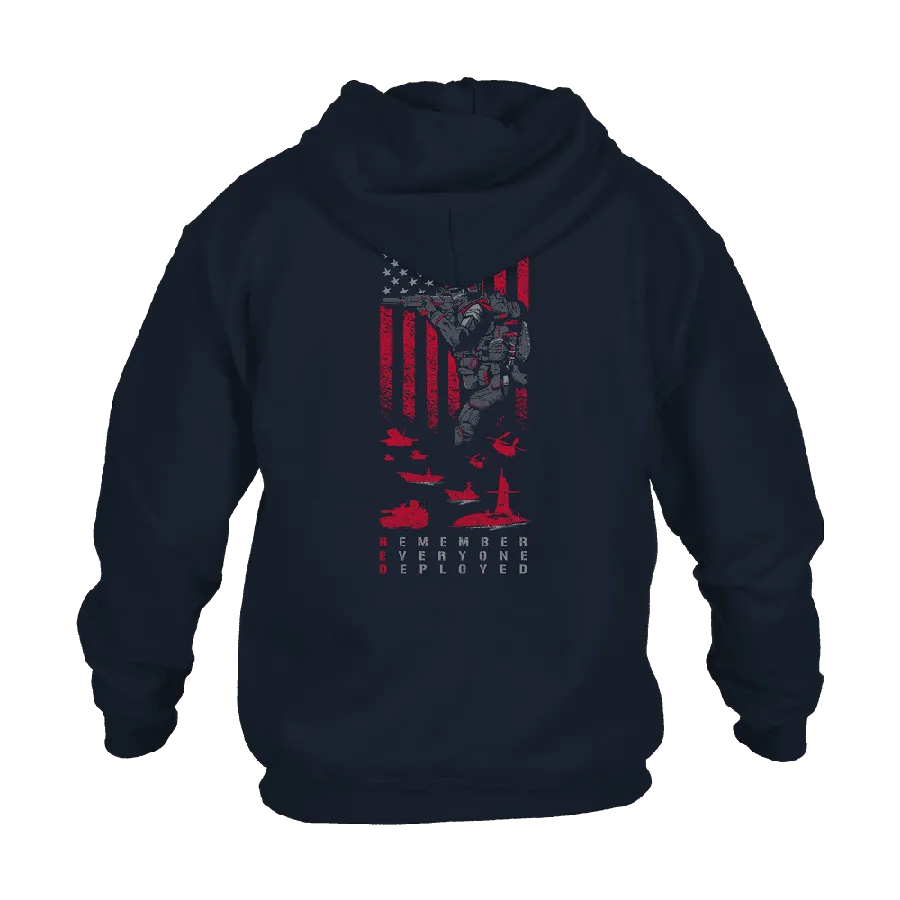 RED Friday Hoodie - Navy