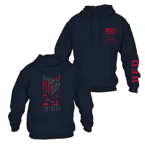 RED Friday Hoodie - Navy