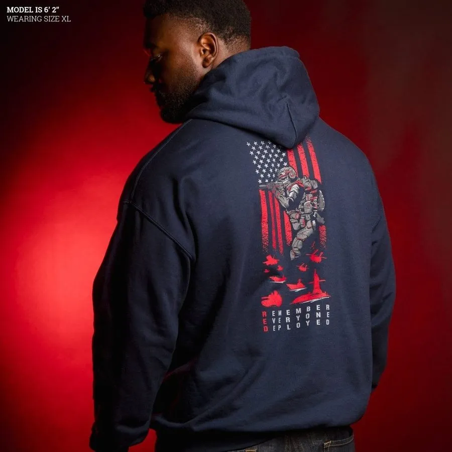 RED Friday Hoodie - Navy