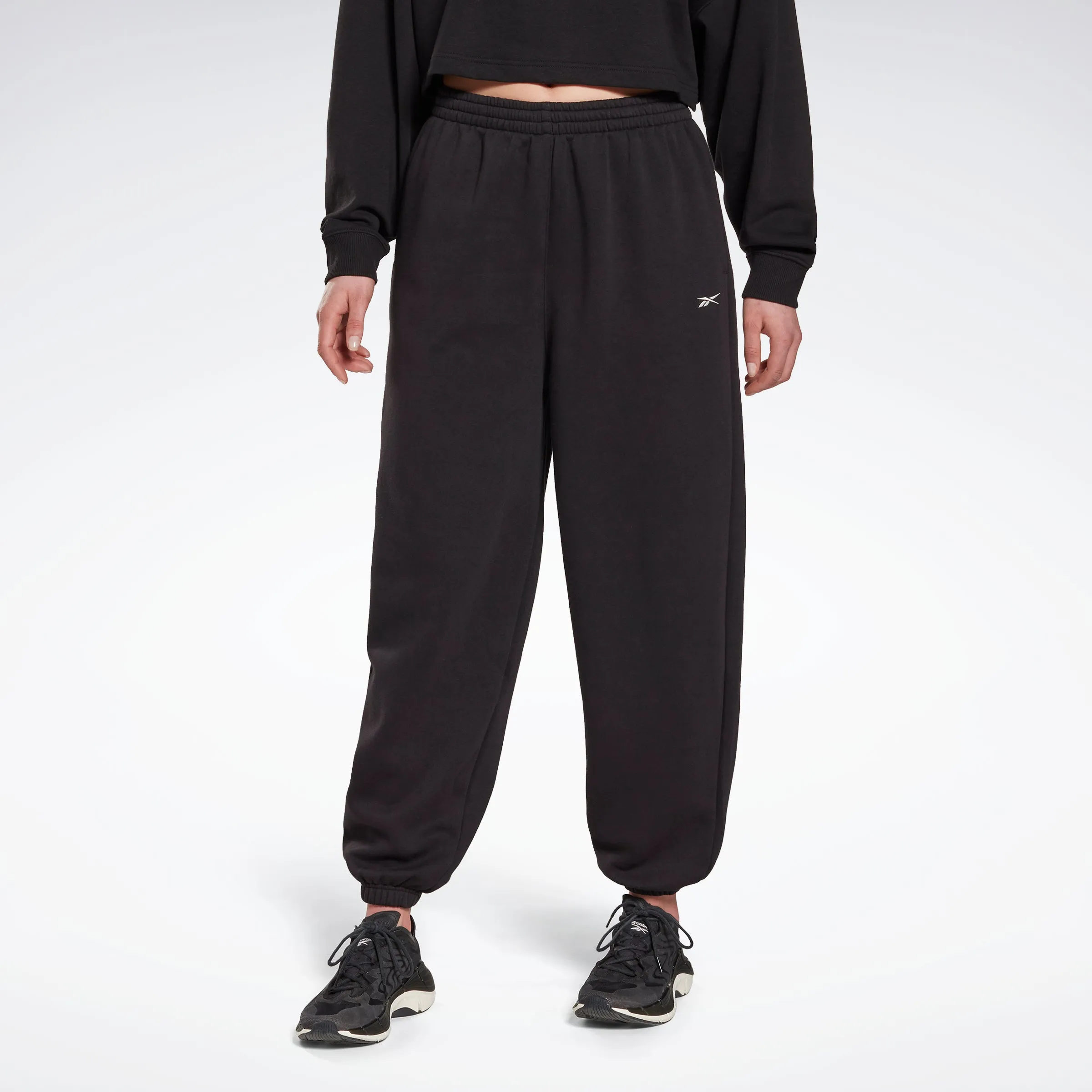 Reebok Apparel Women Studio Knit Joggers Black