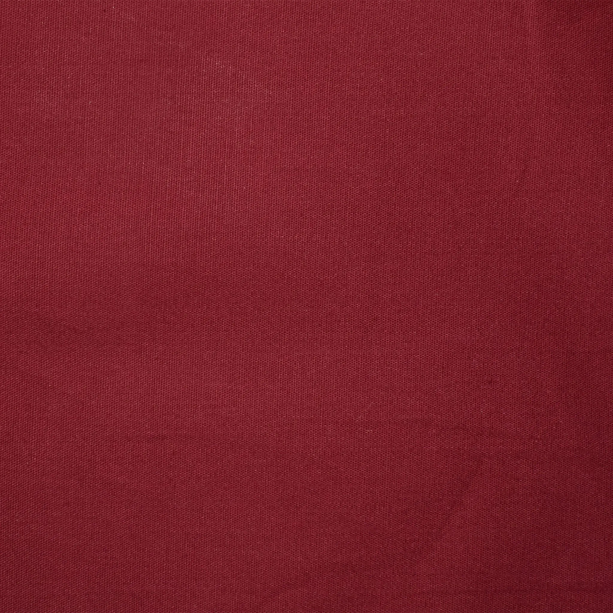 Ruby Red Poplin Stretch Woven Fabric