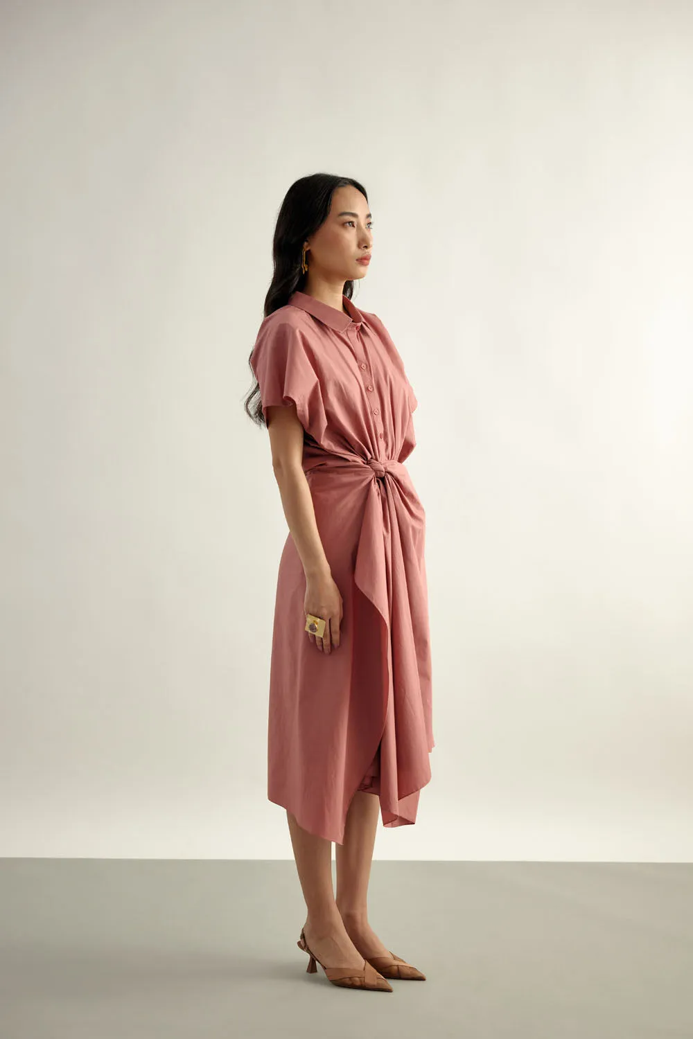 Side Draped Dress