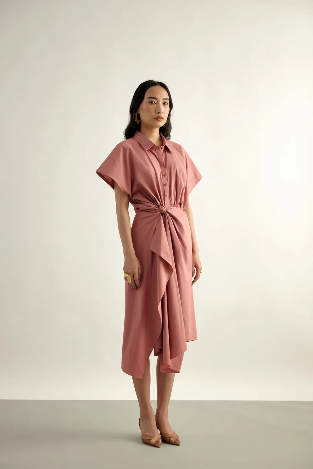 Side Draped Dress