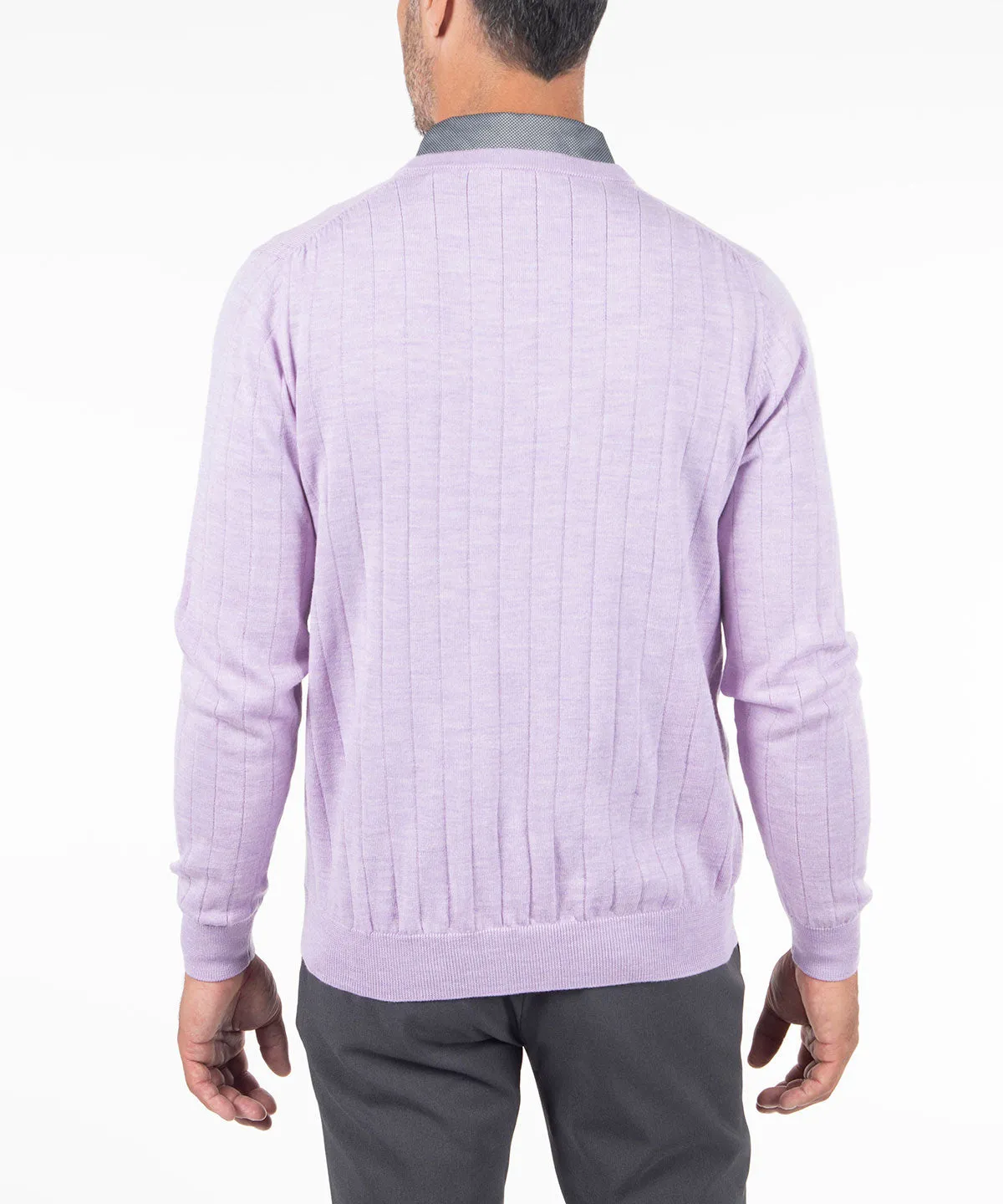 Signature Merino V-neck Pullover Sweater