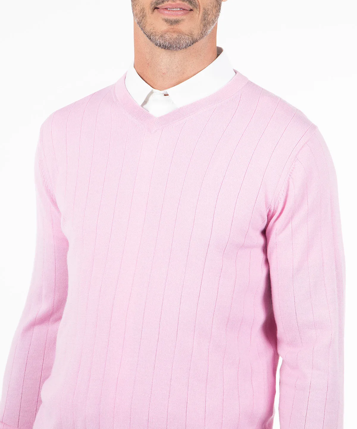 Signature Merino V-neck Pullover Sweater