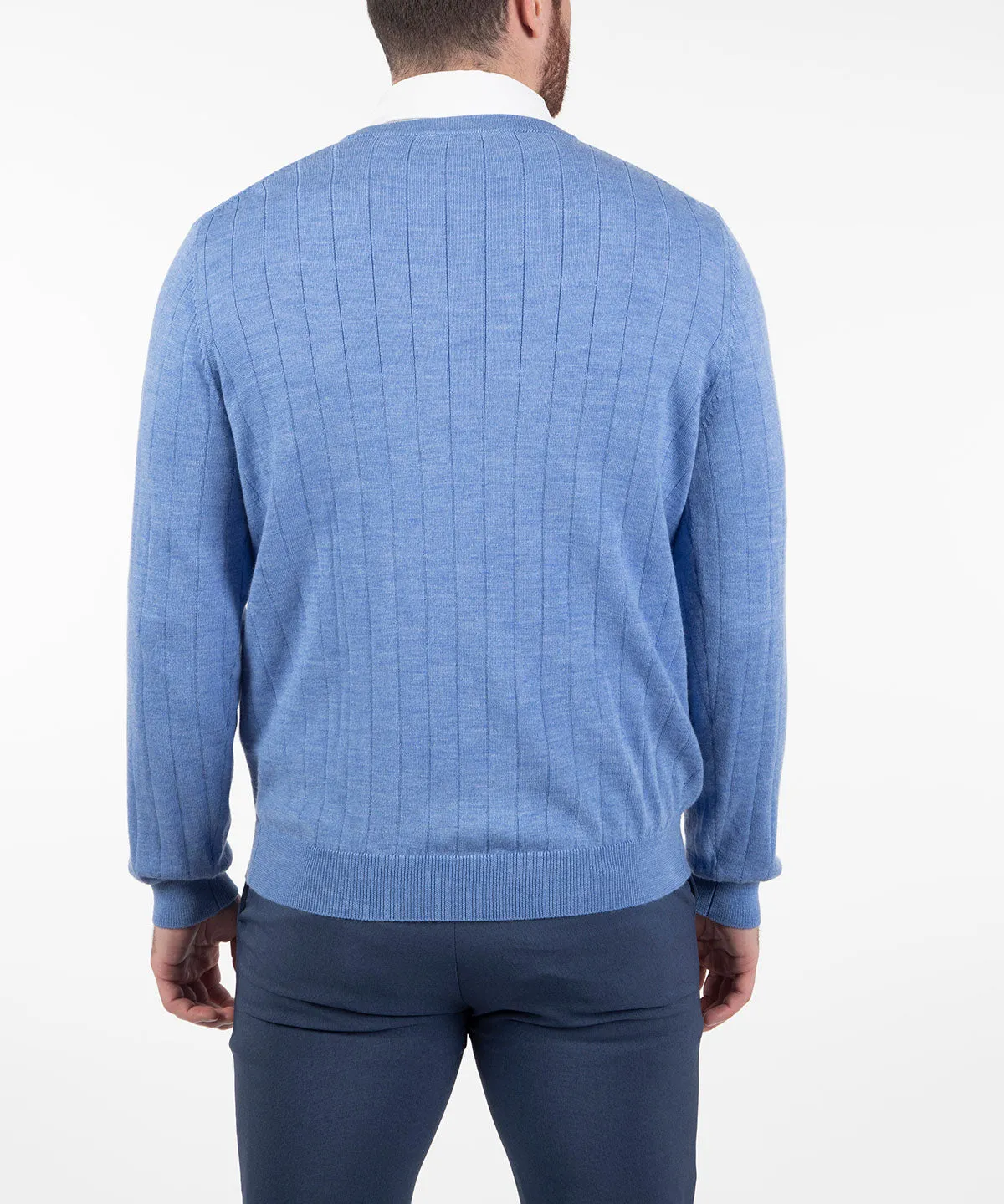 Signature Merino V-neck Pullover Sweater