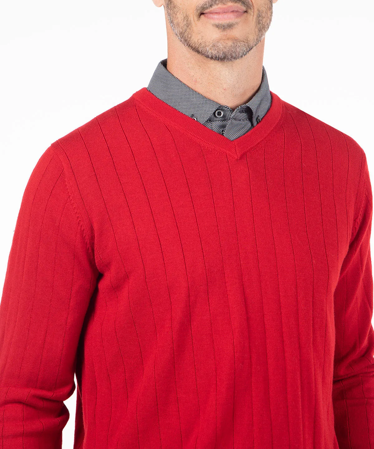 Signature Merino V-neck Pullover Sweater