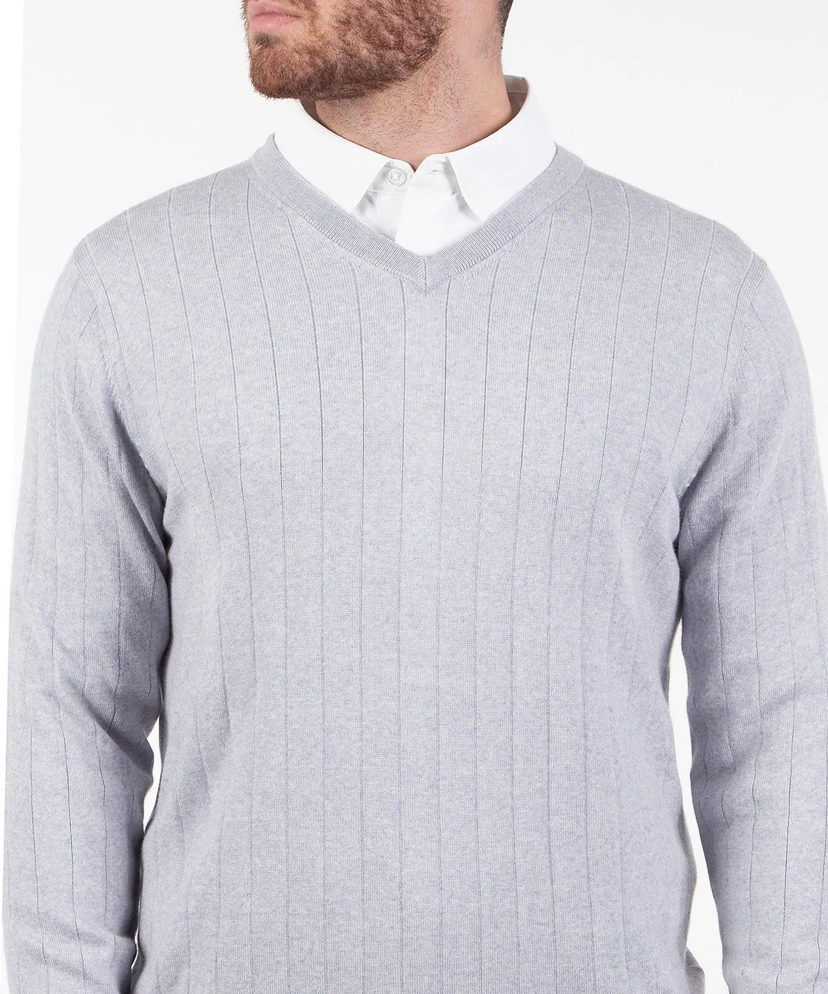 Signature Merino V-neck Pullover Sweater