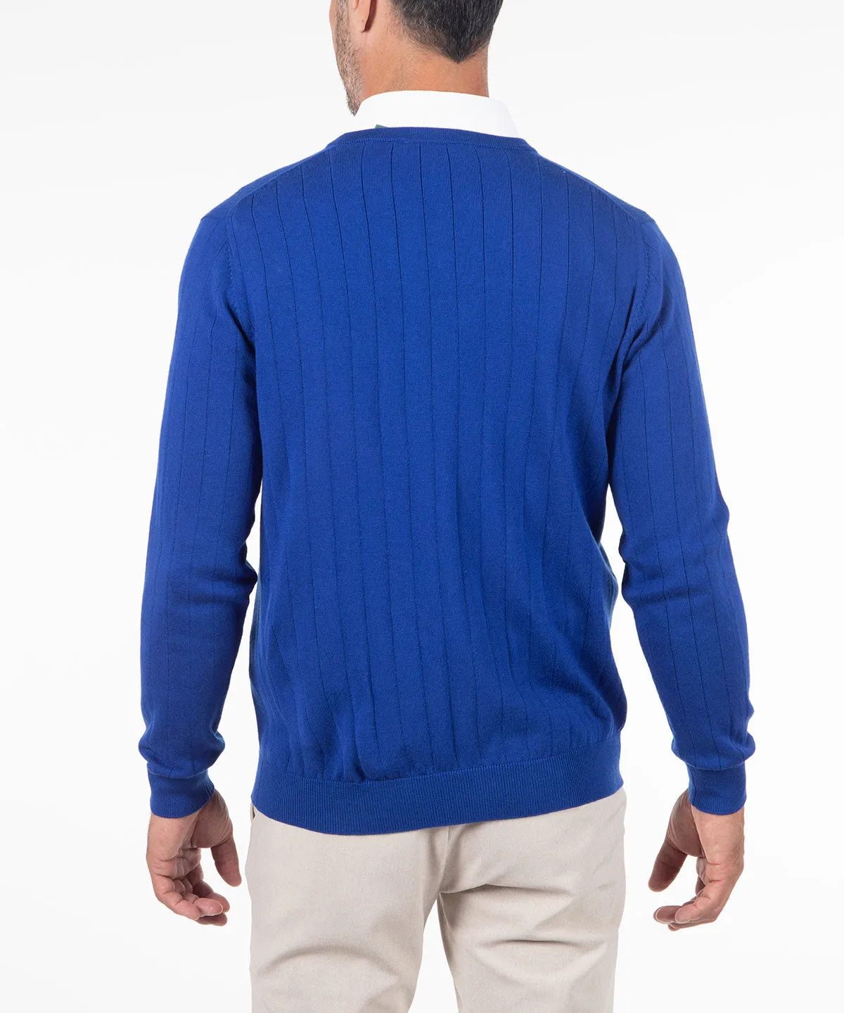 Signature Merino V-neck Pullover Sweater